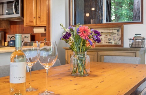 Cazadero Cabin | CozyCreekCabin~Tranquil and Calm Creekside Cabin Ocean&Wineries/WiFi/Pup/HtTb