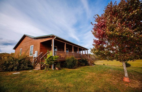 Lead Mines Cabin | Creekside Farm on 50 Acres! Close to NRT! 4BR/S8