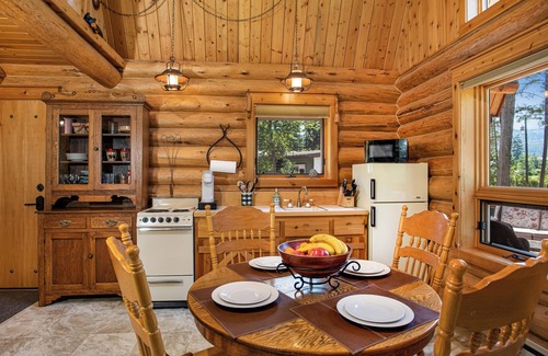 Lakeside Cabin | Creekside log cabin near Flathead Lake