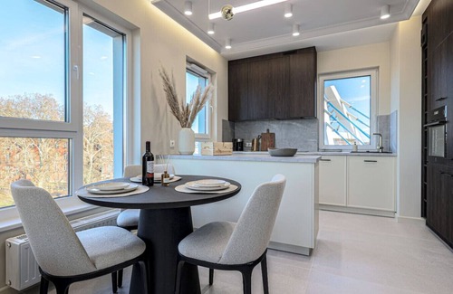 Bydgoszcz Apartment | Crema Centrum Bydgoszczy Widok na Brd Gara