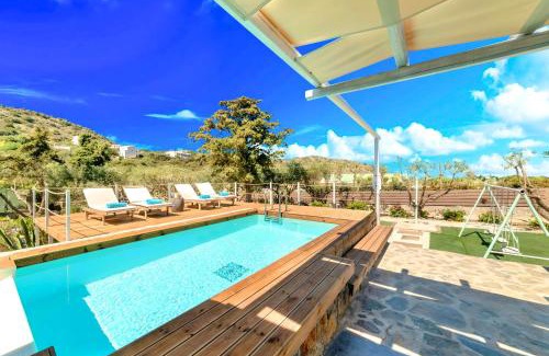 Vathi Villa | Cretan Lodge Heated Pool