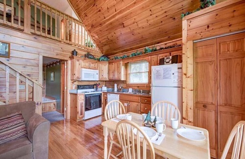 Black Bear Falls Cabin | Cub’s Cove | Hot Tub + Pool Table! Near Downtown
