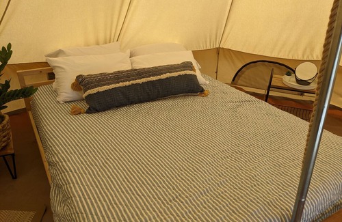 Levan House | Cute glamping tent on private sandy beach