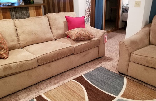Fargo House | Cute lower level studio apartment meets all your needs.