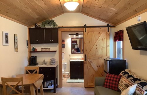 Windham Cabin | Cutest Cabin in Windham, walking path to pond, corn hole & fire pit, BBQ grill