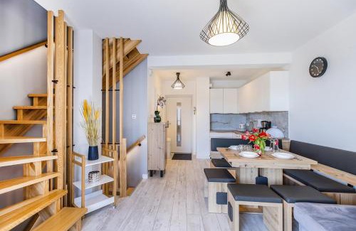 Czorsztyn Apartment | Czarna Perła Czorsztyn, część z Sauną i Jacuzzi blisko jeziora i ścieżki rowerowej Velo