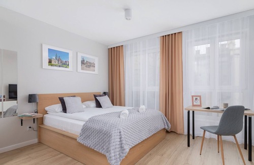 Piasek Południe Apartment | Czarnowiejska 21 | Studio, Air Conditioning, Cracow