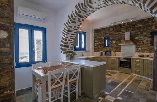 Nea Cryssi Akti Villa | Dazzling Paros Villa | 3 Bedrooms | Villa Contessa | Large Furnished Veranda