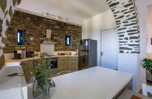 Nea Cryssi Akti Villa | Dazzling Paros Villa | 3 Bedrooms | Villa Contessa | Large Furnished Veranda