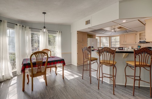 Boys Ranch House | Deck + Forest Views: Peaceful McAlpin Escape