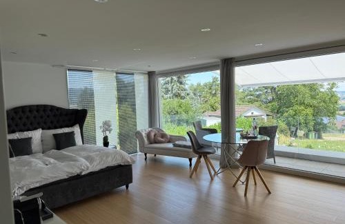 Danikon House | Deluxe Doppelzimmer mit Pool und Aussicht