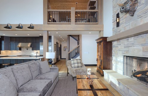 Big Sky House | Designer Mountain Home with Stunning Views, Private Hot Tub, & Ski In/Out Lodge