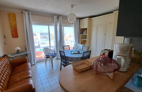 Palavas-les-Flots Apartment | Deux Pièces , vue Exceptionnelle sur Canal, Mer, Port et Étangs