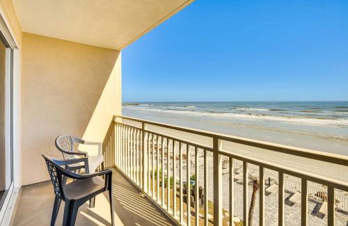 Daytona Beach Apartment | Direct Oceanfront! Daytona Beach Gem with Balcony