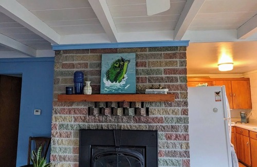 Northport House | Direct waterfront on Grand Traverse Bay , firepit, grill, large yard, dog ok