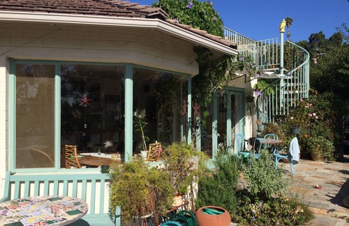 Alta Mesa House | DISCOUNT: Secluded Fanciful View Home near Beaches, Town, Harbor. 30 day minimum