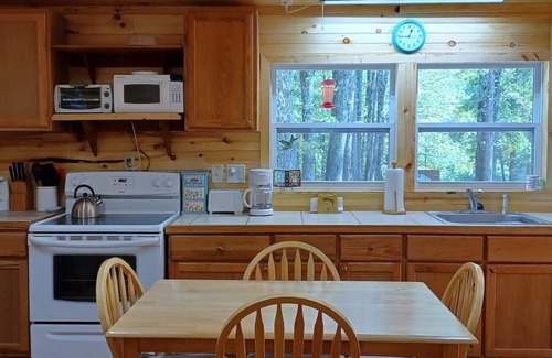 Boswell Cabin | DISCOUNTED! WATERFRT CABIN ON PINEY CREEK-GORGEOUS-SECLUDED-BONUS O/S HOT SHOWER
