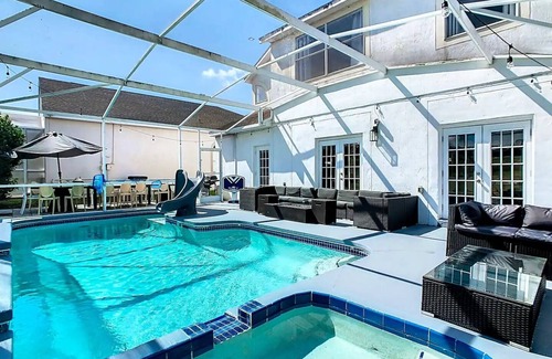 West Kissimmee Villa | DisneyMansionEstate by AmericanVacationLiving 22BR