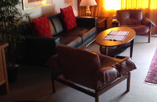 Valbella Apartment | Distant view and slope access