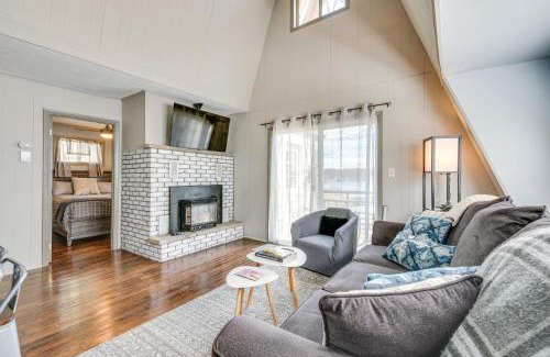 Pocono Summit House | Dock and Sunroom Waterfront Home Near Kalahari!