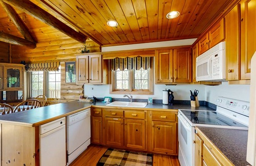 New Tazewell Cabin | Dog-friendly cabin w/jetted tub, pool table, washer/dryer, gas grill, firepit