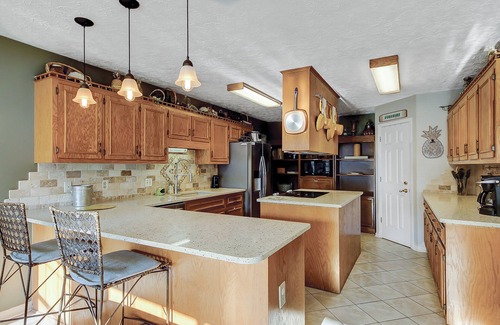 Surfside Beach House | Dog-friendly home with private pool, gas grill, 2 firepits, enclosed yard, AC