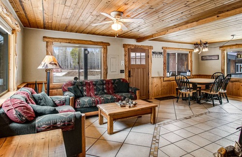 Donnelly House | Dog-Friendly Home with Private Hot Tub, WiFi, Wood Stove, Grill, and Firepit