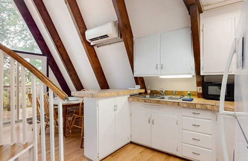 Dunes City House | Dog-Friendly Home with Expansive Deck with Hot Tub and Dock on Woahink Lake