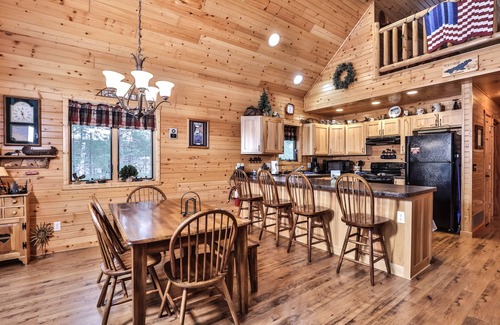 Eagle River House | Dog-friendly lakefront lodge with firepit, dock, & gas fireplace
