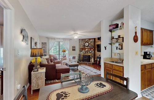 Sugar Mountain Condo | Dog friendly Sugar Mountain condo w/mountain views & stone fireplace