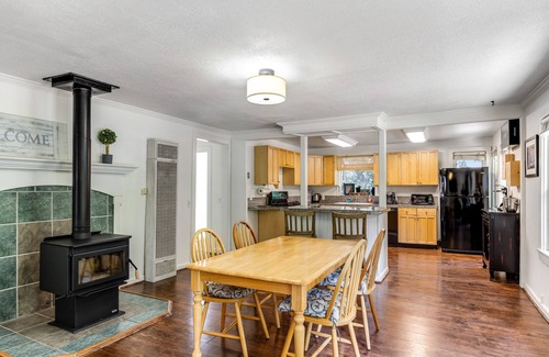 Hacienda House | Dog-friendly wine country home with a backyard, fast WiFi, fireplace