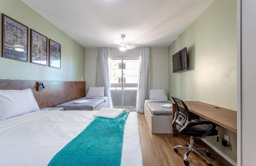 Bras Apartment | Dom Brás - Studio amplo e confortável pra toda família, com piscina