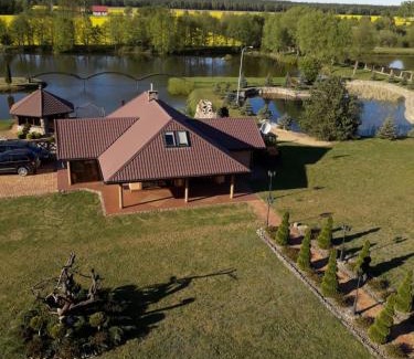 Dzialdowo Apartment | Dom nad stawem przy lesie