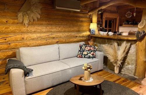 gmina Popow Ski Chalet | Domek LAVENDA z widokiem na rzekę - Basen, Jacuzzi, Sauna - Magiczny ogród - 0,5ha prywatnej przestrzeni
