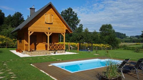 Lesko Cabin | Domek Skowronek z basenem