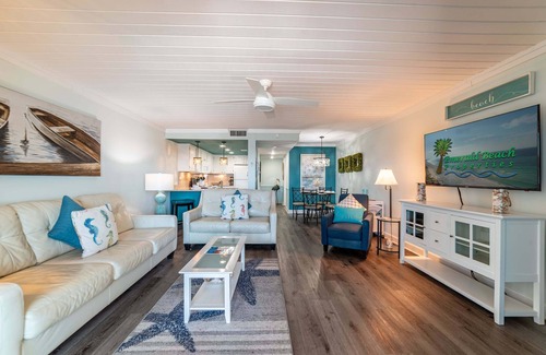 Crescent Beach Condo | Don't Worry Beach Happy Mariner West 606-Beachfront-Large Very Private Balcony-Renovated.