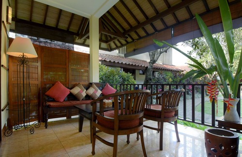 Penestanan Villa | Double bedroom with balcony, Exotic Blend Javanese & Balinese style villa