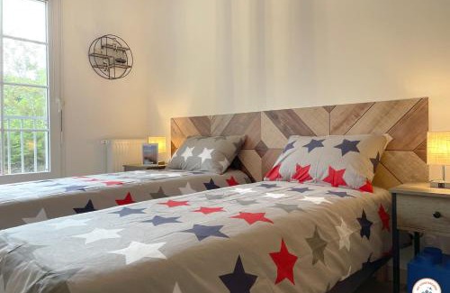 Benerville-sur-Mer Apartment | Double Terrasses - 50m Plage - Parking