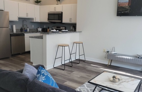 Mile Square Apartment | Downtown Indy Lucas Oil Conv Ctr Skywalk#4