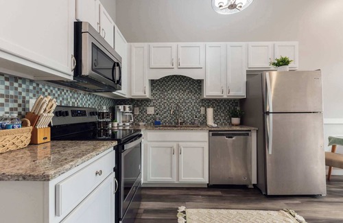 Johnson City Apartment | Downtown JC Loft Steps from Action