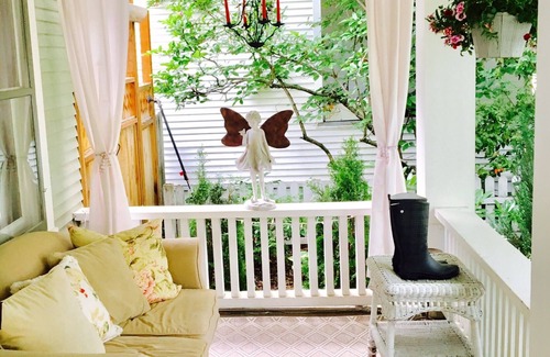 Garden District House | Downtown Vintage Home with Hot Tub and Bikes! Short Walk to Lake and Beach!