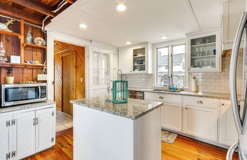 Westbrook Center House | Dreamy Waterfront Westbrook Home on Private Beach