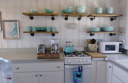 Phippsburg Cottage | Driftwood Oceanfront Cottage at Popham Beach Spectacular views from every room