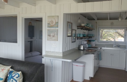 Phippsburg Cottage | Driftwood Oceanfront Cottage at Popham Beach Spectacular views from every room
