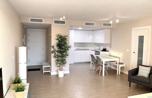 Los Llanos Apartment | Duna beach, modern 2 room apartment with sea view and on the beach