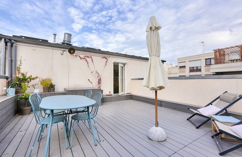 Quartier de la Chapelle Apartment | Duplex Apartment With big Terrace in Vibrant Area