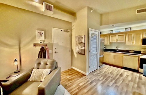 Downtown Lincoln Condo | Dwntwn short walk to stadium, PBank Arena & Haymarket, parking pass! Sleeps 4!