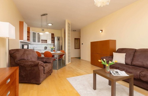 Pruszkow Apartment | Działkowa 46 | Classic Apartment | Balcony