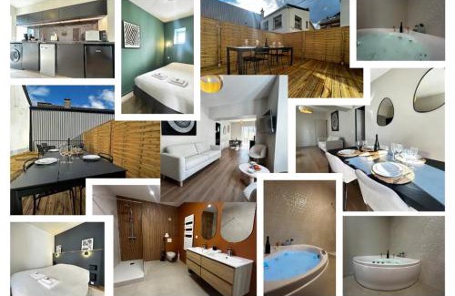 Epernay Apartment | E1 Reton magnifique T3 RDC terrasse et jacuzzi