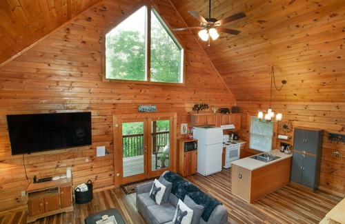 Sevierville Cabin | Eagle's Bluff Lookout: Mountain View & Game Room!